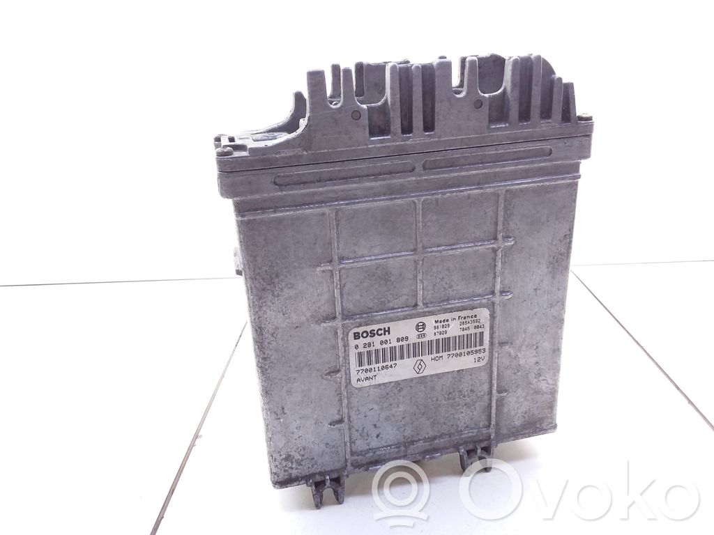 Engine control unit/module   7700110647,0281001809