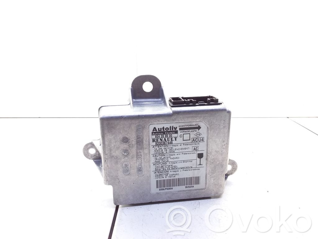 Renault Megane II Airbag control unit/module 