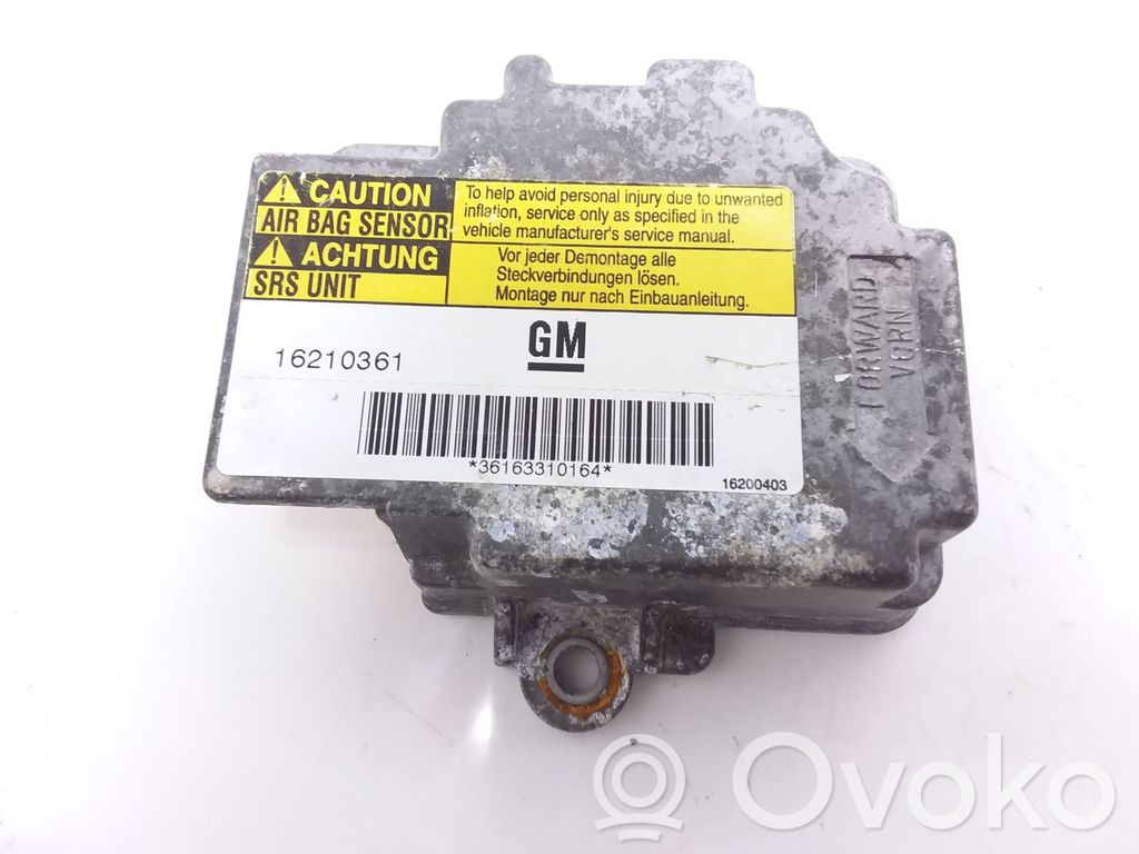 Opel Sintra Airbag control unit/module 