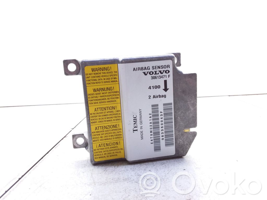 Volvo S40, V40 Airbag control unit/module 