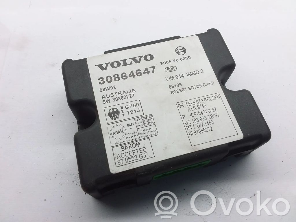 Immobilizer control unit/module   30864647,F005V00060