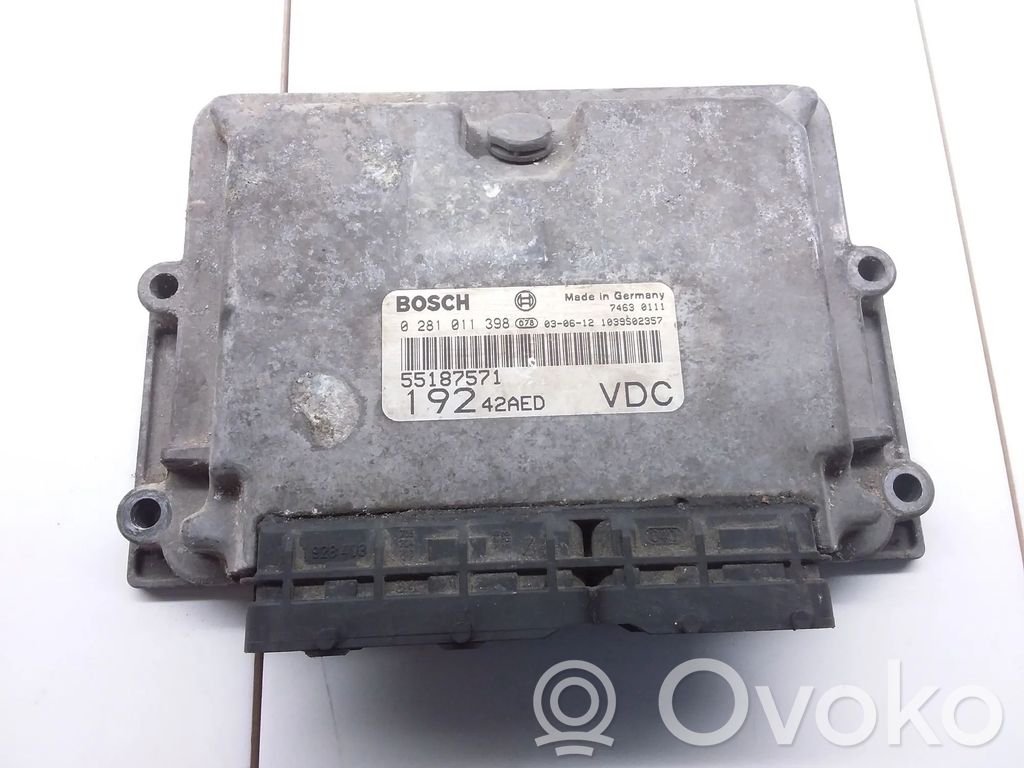 Fiat Stilo Engine control unit/module 