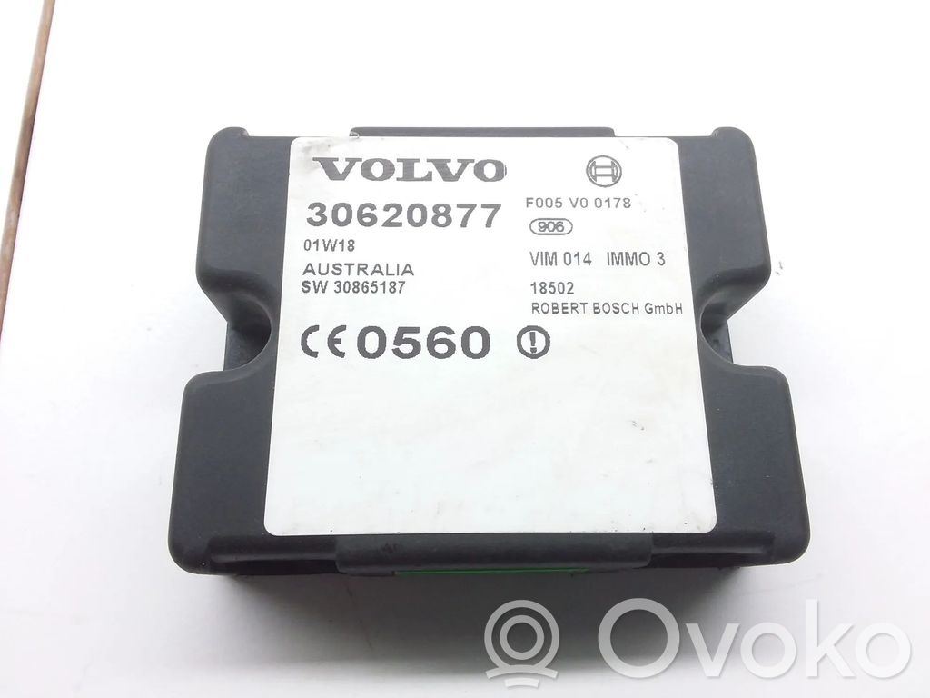 Moduł / Sterownik immobilizera   30620877,SW30865187,01W18,18502