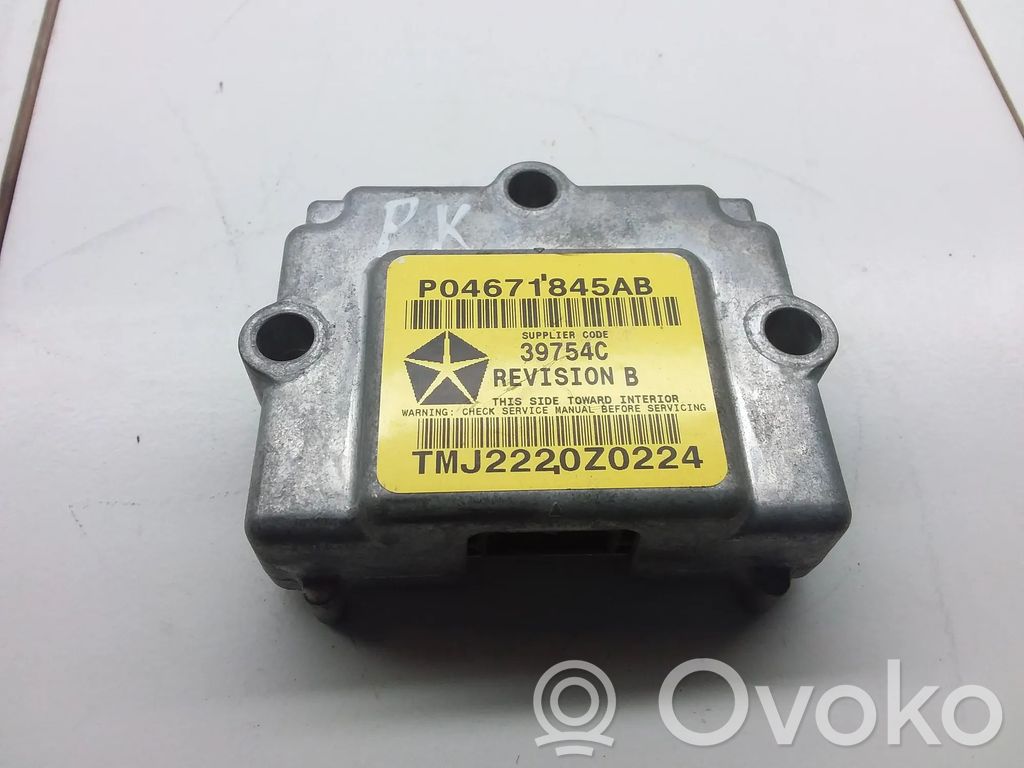 Chrysler PT Cruiser Airbag deployment crash/impact sensor 