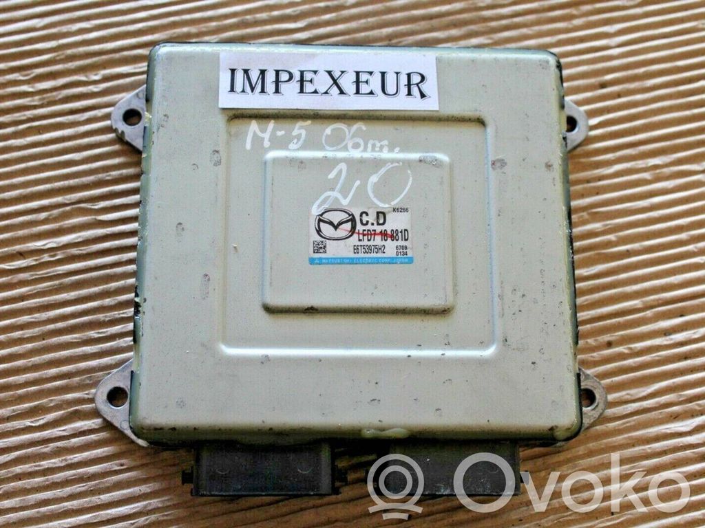 Mazda 5 Other control units/modules 