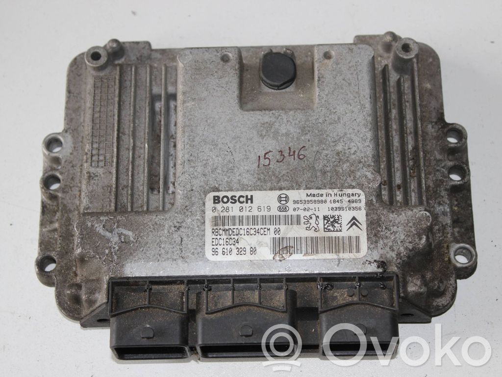 Peugeot Partner Engine control unit/module 