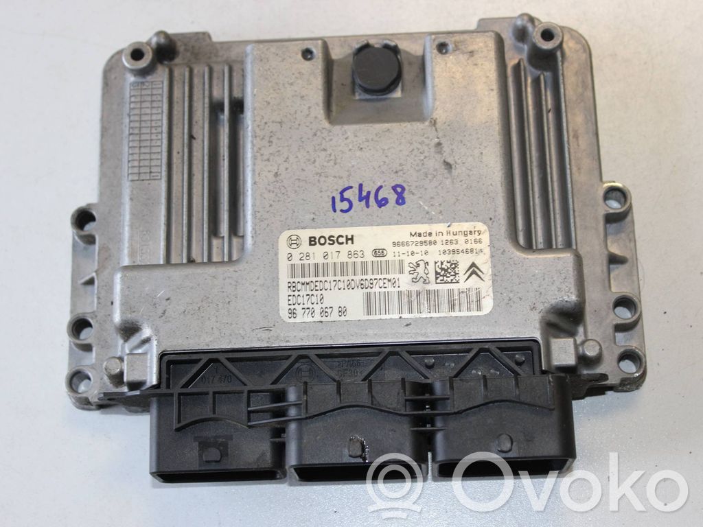 Peugeot 307 Engine control unit/module 