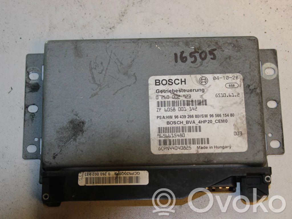 Peugeot 607 Gearbox control unit/module 