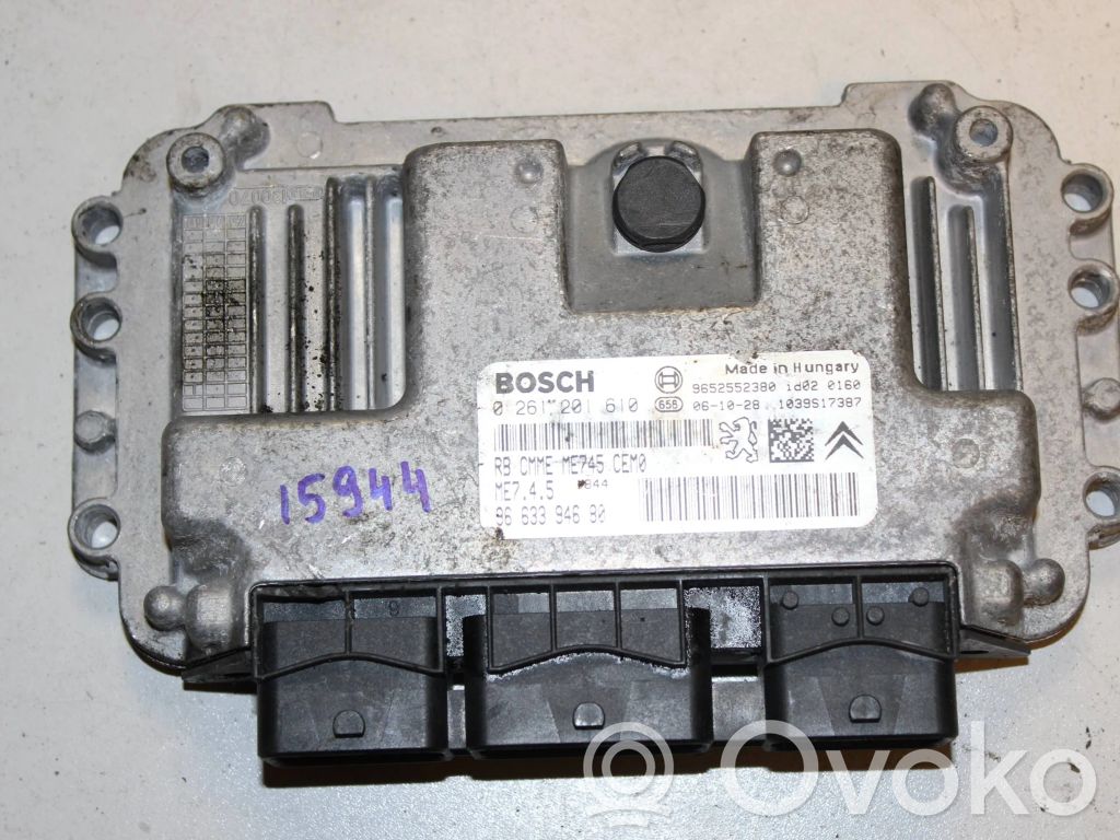 Peugeot 307 Engine control unit/module 