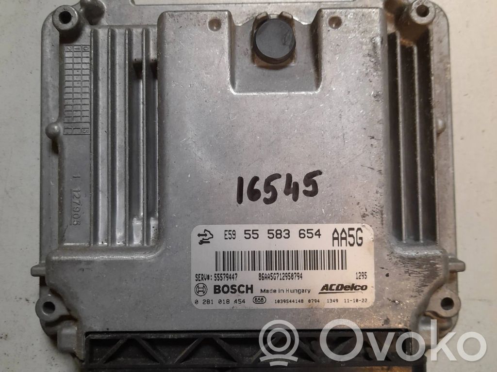 Engine control unit/module   55583654,0281018454