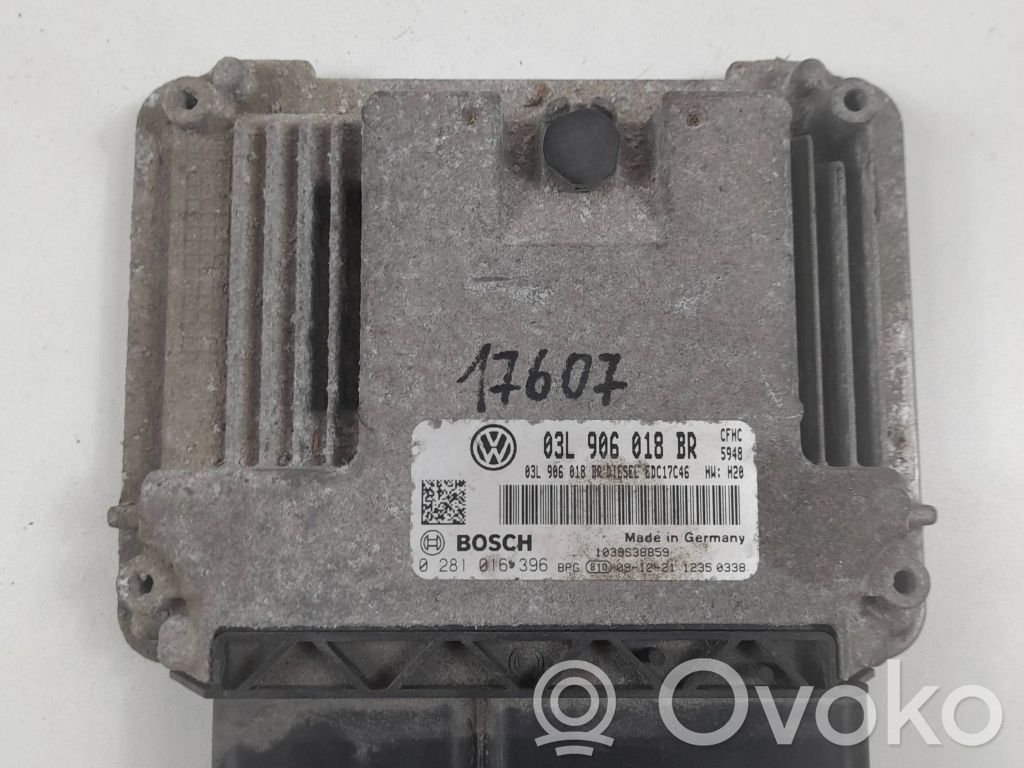 Engine control unit/module   03L906018BR,0281016396