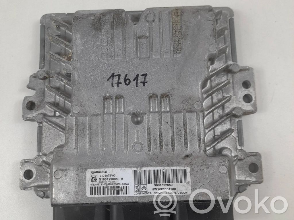 Peugeot 508 Komputer / Sterownik ECU silnika 
