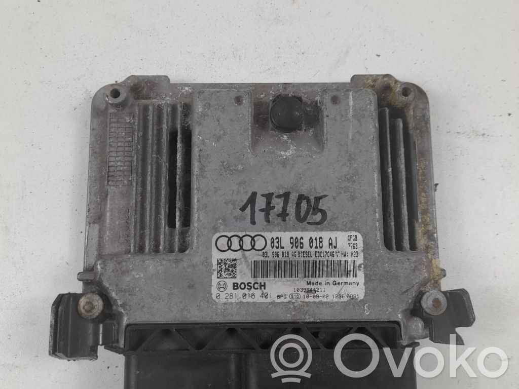 Audi A3 S3 8P Engine control unit/module 