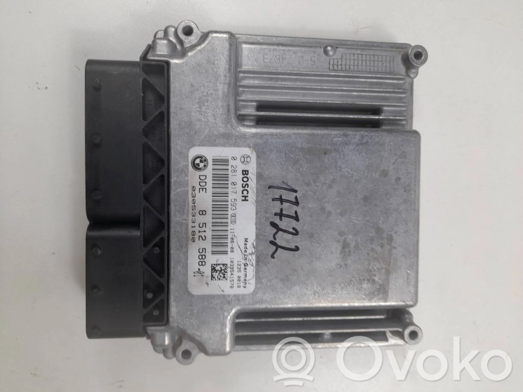 BMW 1 E81 E87 Variklio valdymo blokas 