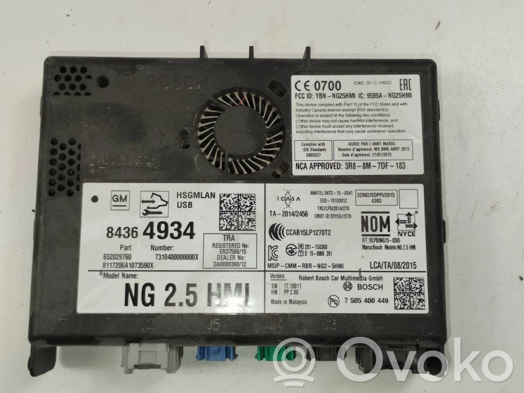 Buick Encore I Unité / module navigation GPS 