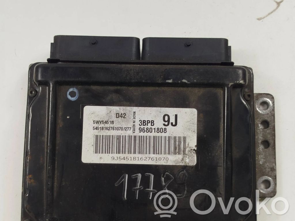 Engine control unit/module   5WY5451B,96801808