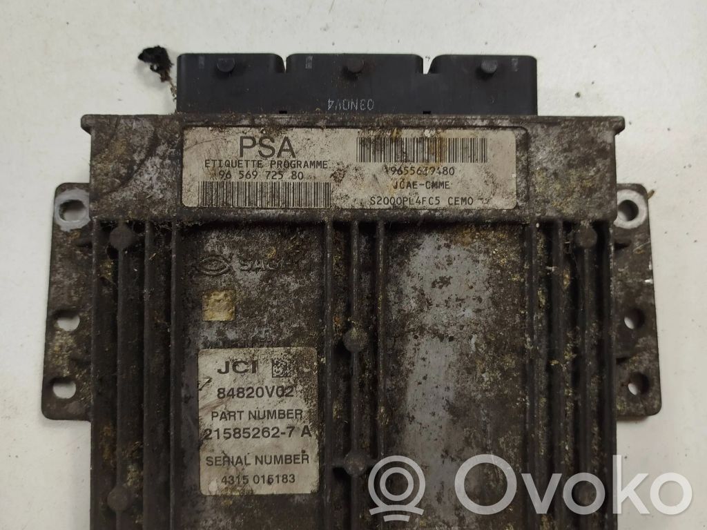 Peugeot 407 Engine control unit/module 