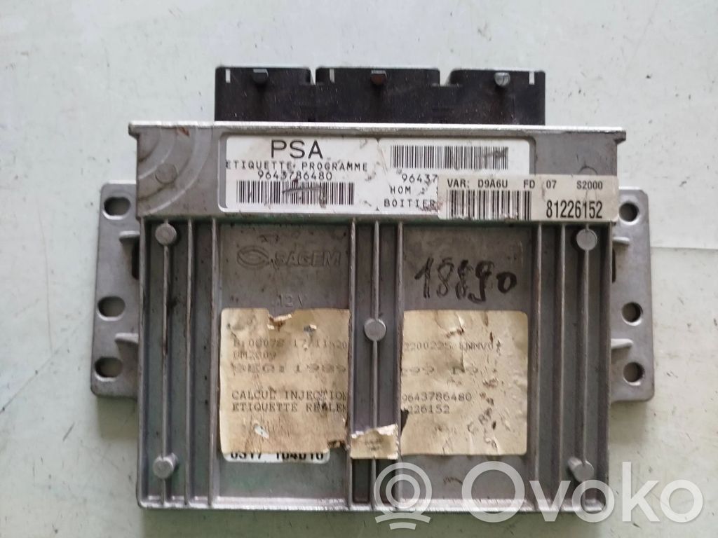 Peugeot 406 Engine control unit/module 