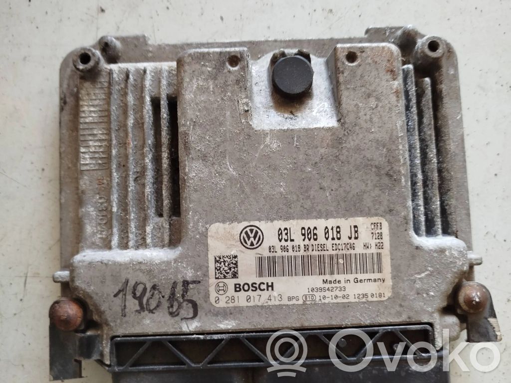 Skoda Superb B6 (3T) Engine control unit/module 