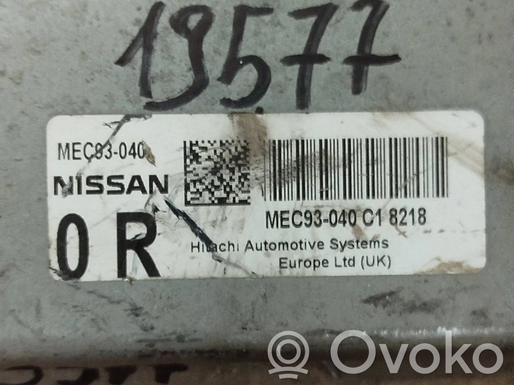 Nissan Micra Engine control unit/module 