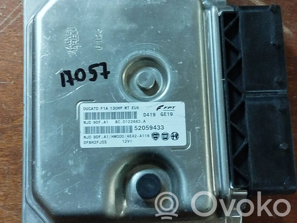 Fiat Ducato Engine ECU kit and lock set 