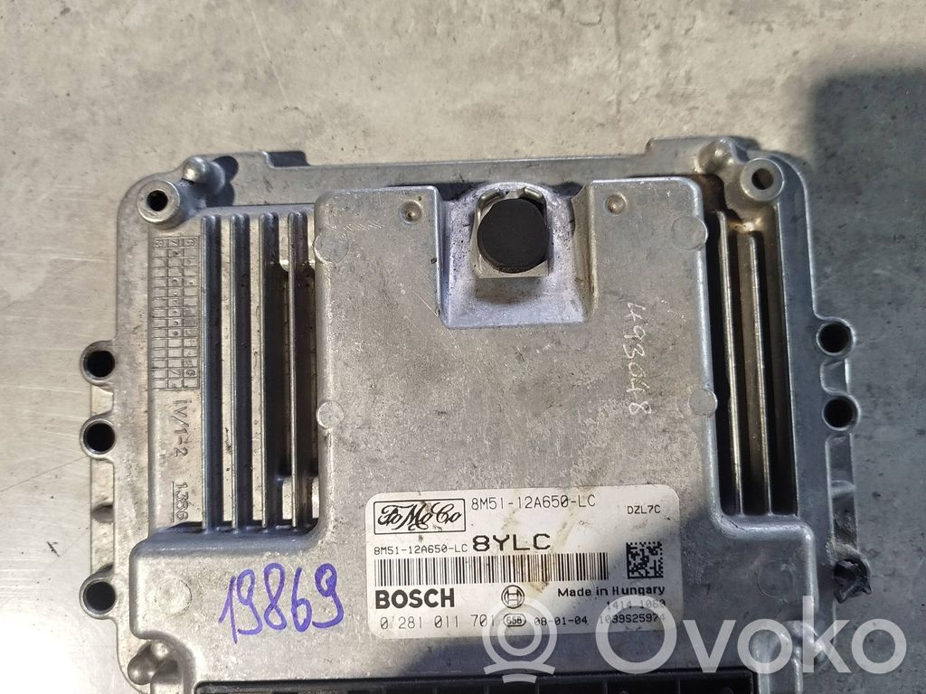 Engine control unit/module   8M5112A650LC,0281011701