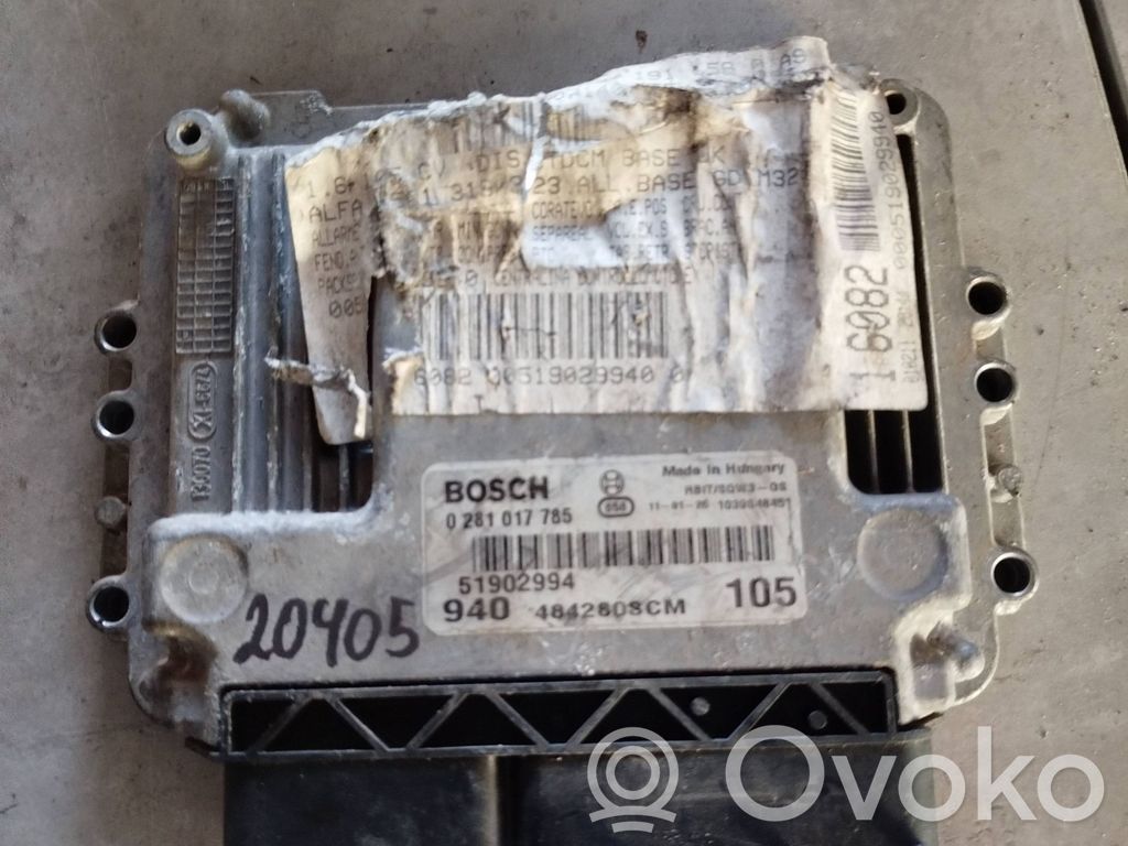Engine control unit/module   51902994,0281017785