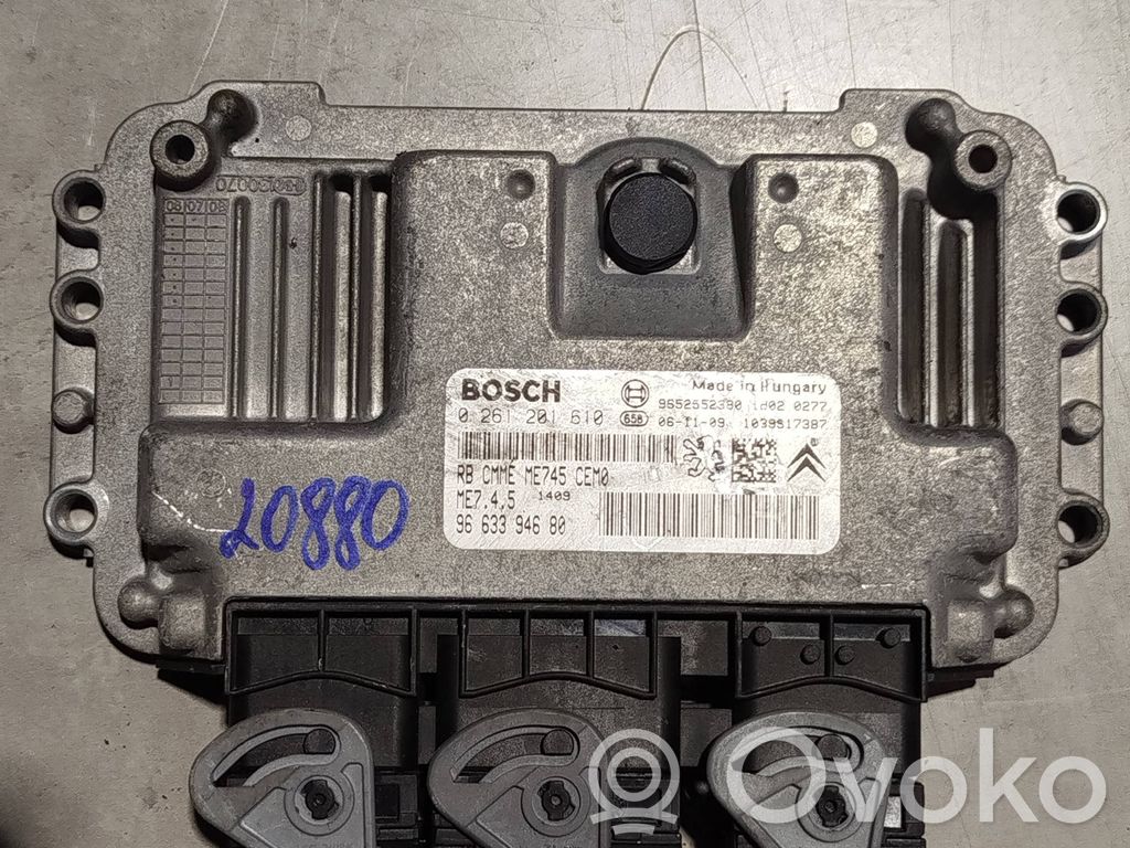 Peugeot 307 Engine control unit/module 