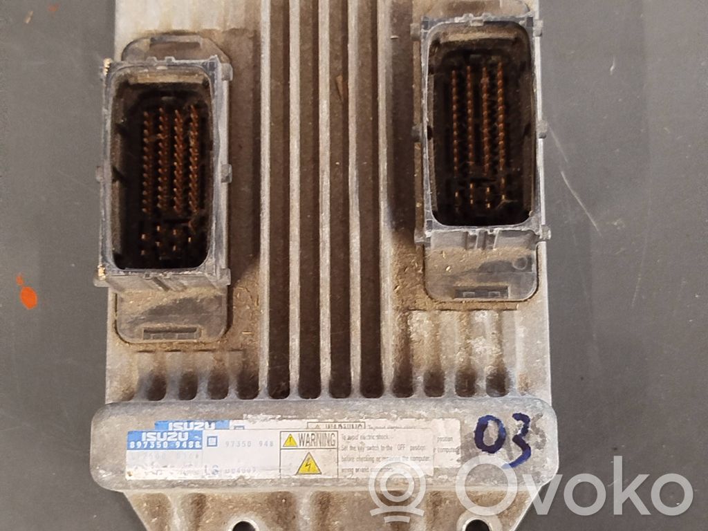 Opel Meriva A Engine control unit/module 