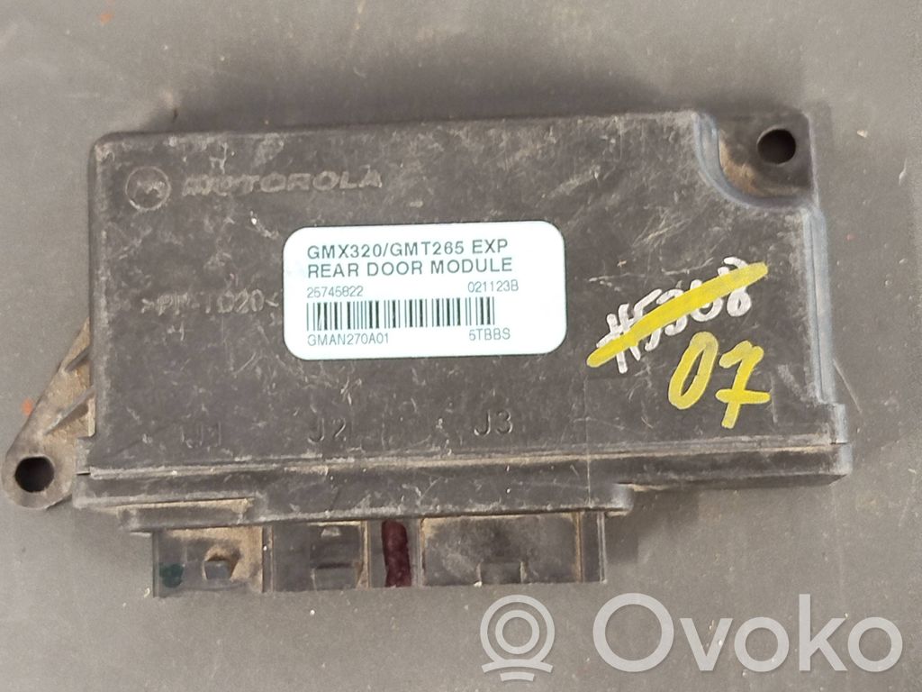 Cadillac CTS Other control units/modules 