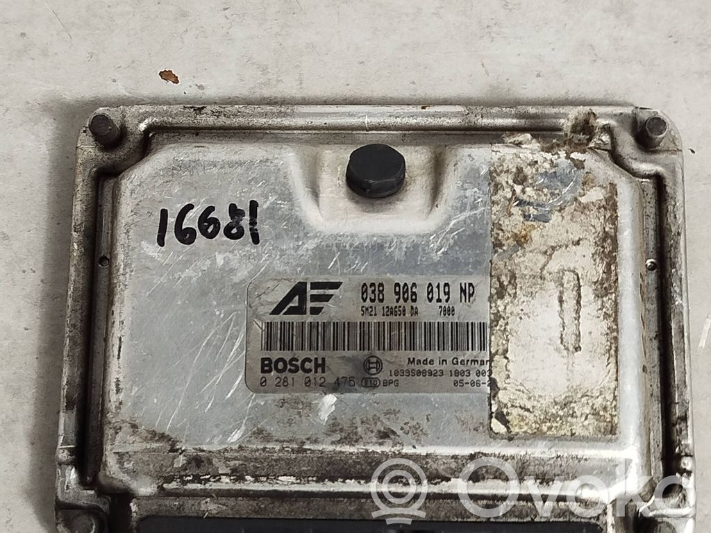 Volkswagen Polo IV 9N3 Engine control unit/module 