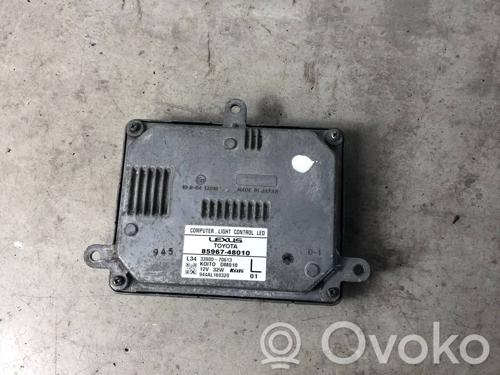 Lexus RX 450H Unidad de control/módulo de los faros xenón 