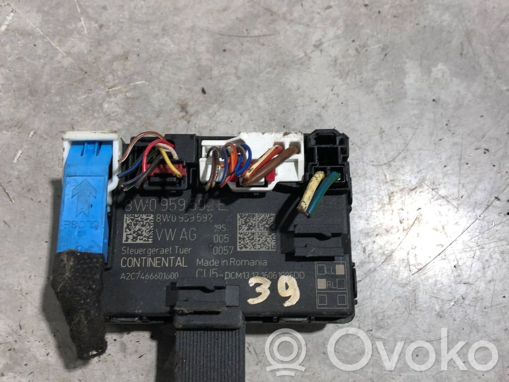 Audi A4 S4 B9 Unité de commande module de porte 