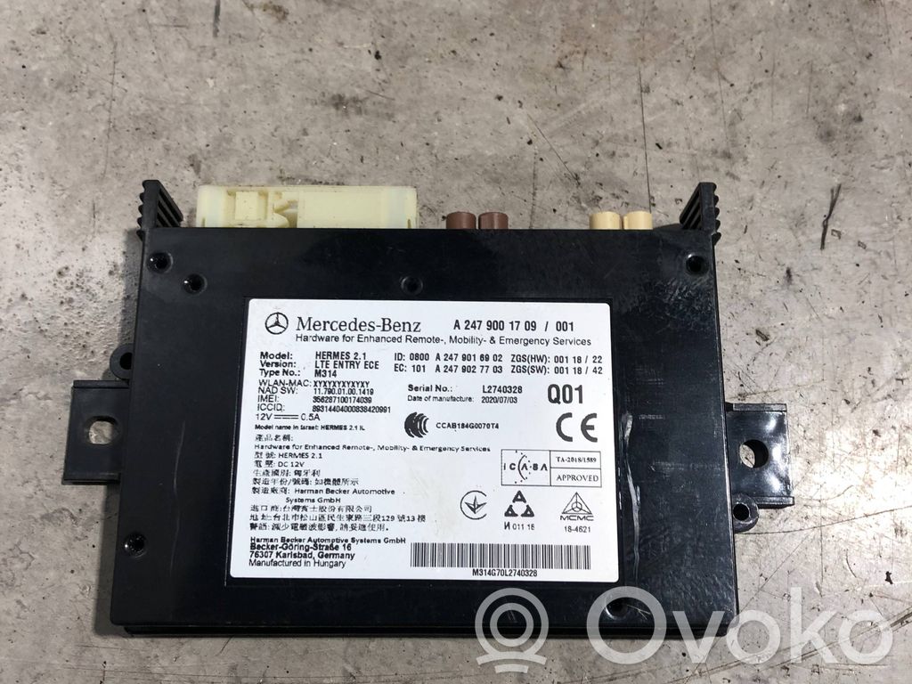 Mercedes-Benz Sprinter W907 W910 Moduł / Sterownik Bluetooth 