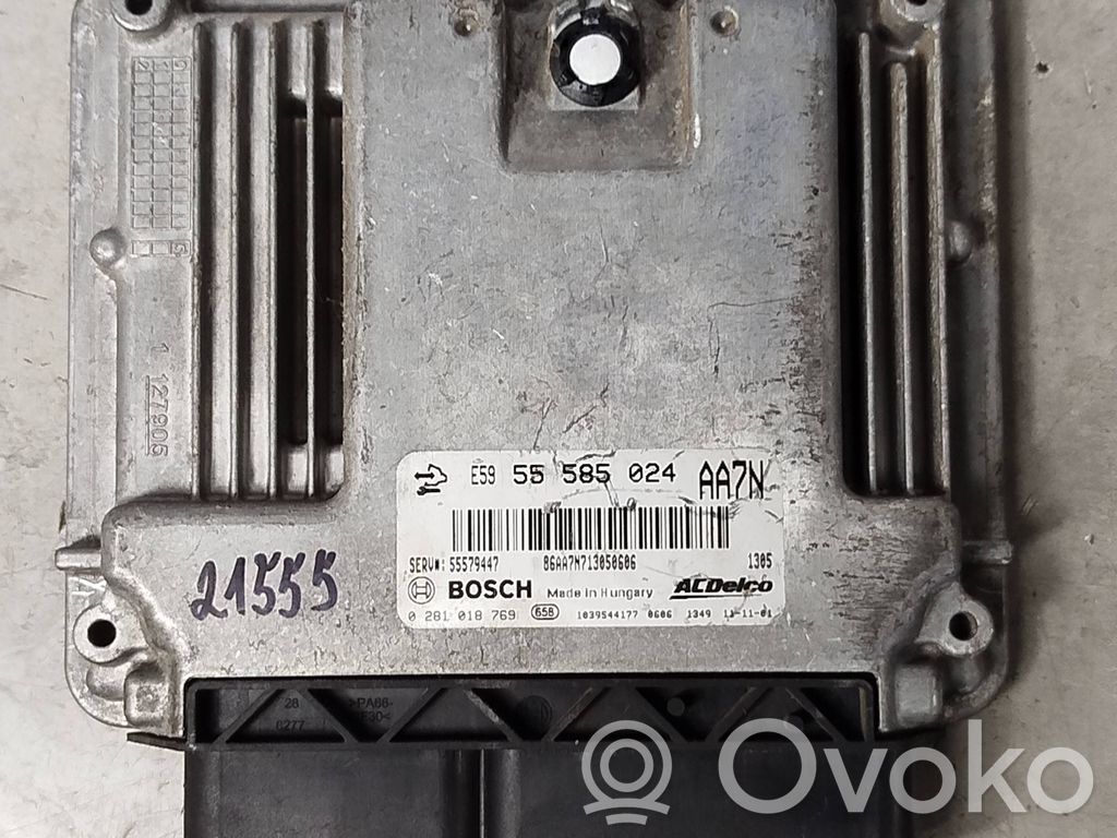 Engine control unit/module   55585024,0281018769