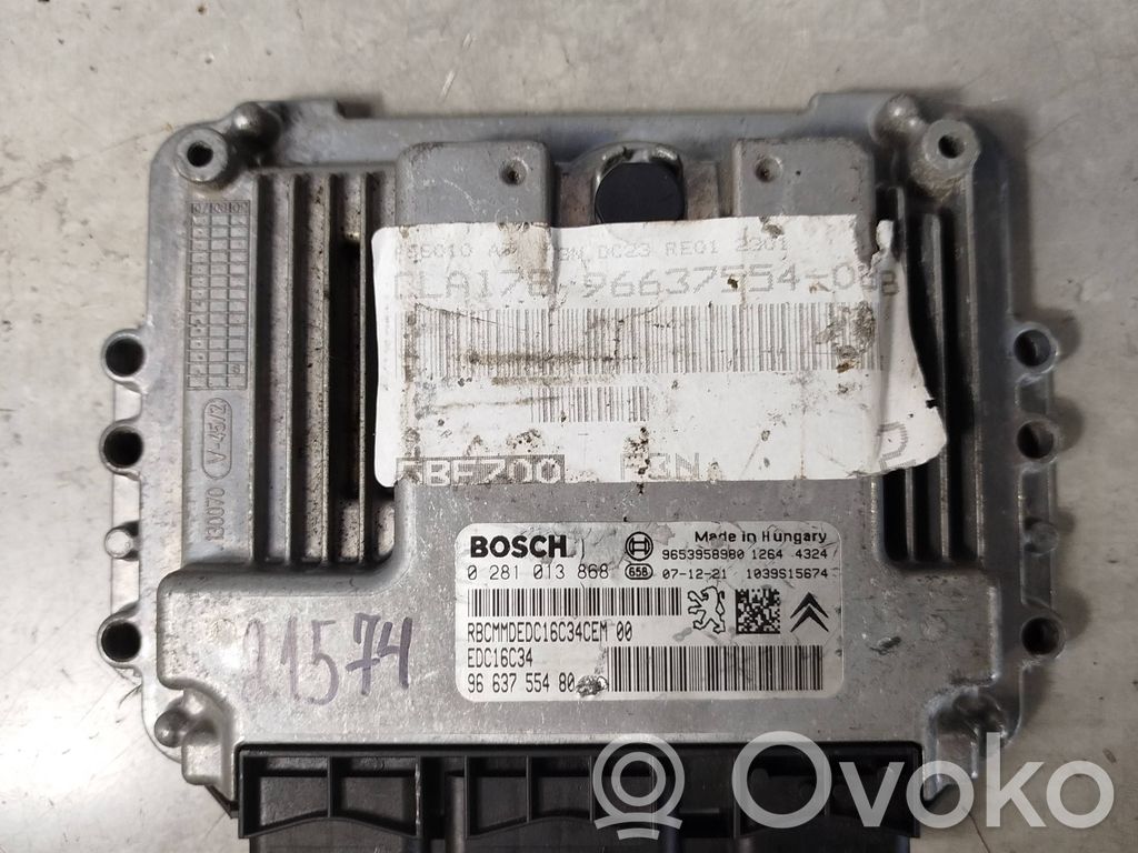 Citroen C4 I Engine control unit/module 