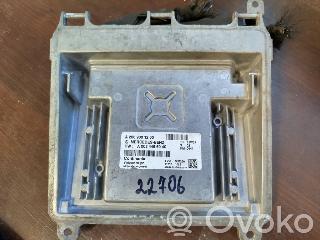 Mercedes-Benz A W169 Engine control unit/module 