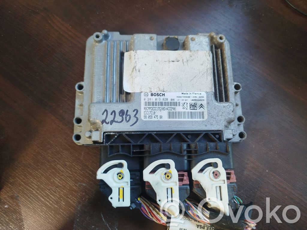 Peugeot 207 CC Engine control unit/module 
