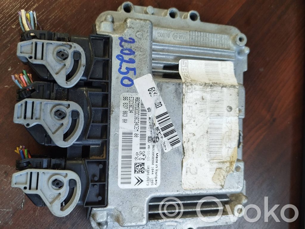 Peugeot 207 Engine control unit/module 
