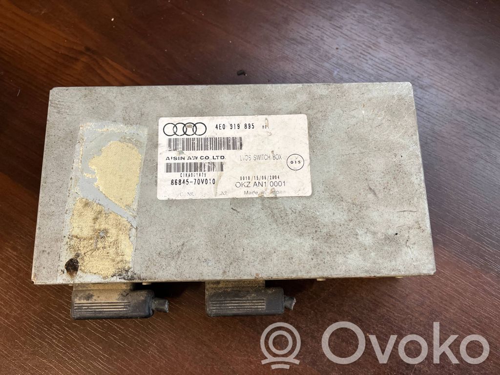 Audi A6 S6 C6 4F GPS navigation control unit/module 