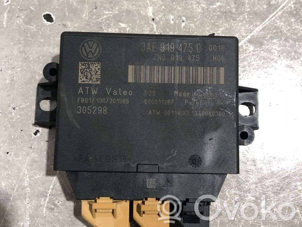 Volkswagen PASSAT B7 Parking PDC control unit/module 