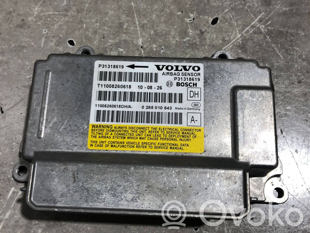 Volvo S60 Airbag control unit/module 