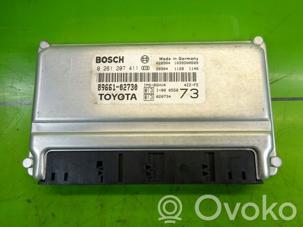 Toyota Corolla E120 E130 Motora vadības bloka ECU 