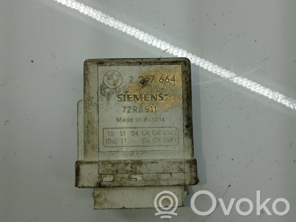 BMW 3 E46 Glow plug pre-heat relay 