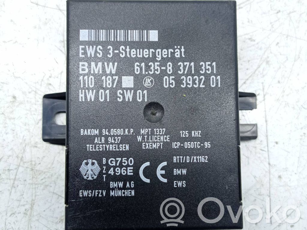 BMW 5 E39 Unidad de control/módulo inmovilizadora 