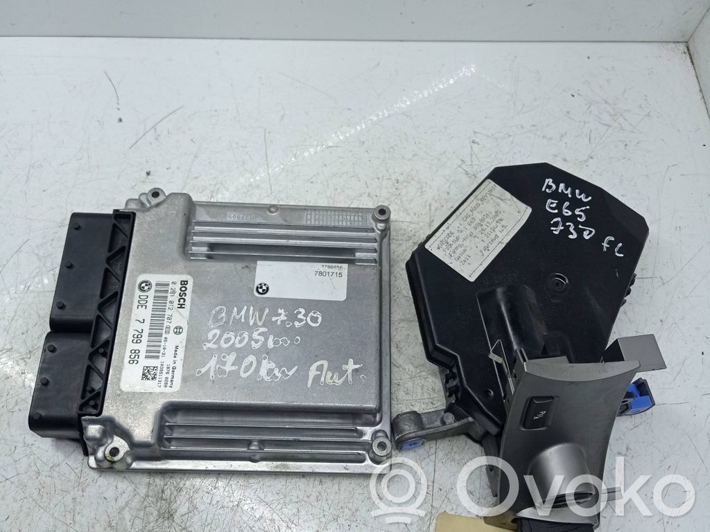 BMW 7 E65 E66 Engine ECU kit and lock set 