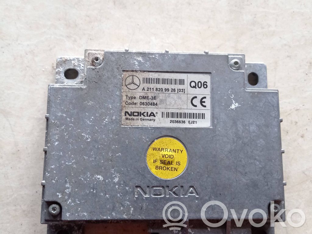 Mercedes-Benz E W211 Phone control unit/module 