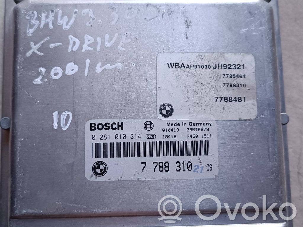 BMW 3 E46 Engine control unit/module 
