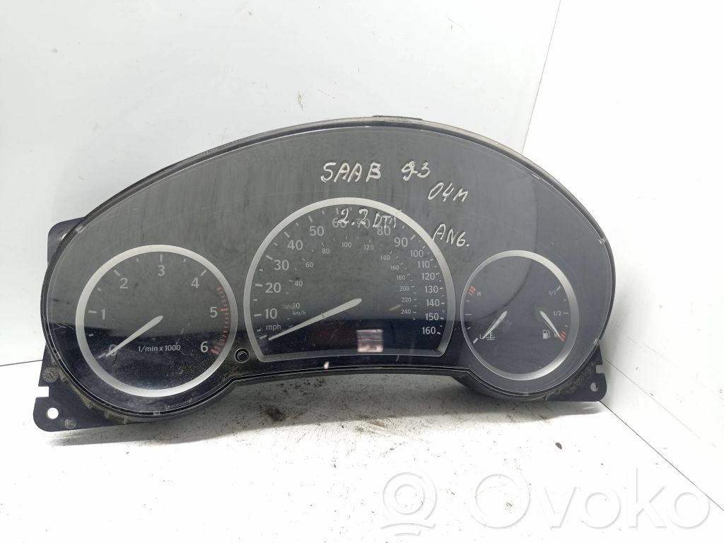 Saab 9-3 Ver2 Speedometer (instrument cluster) 