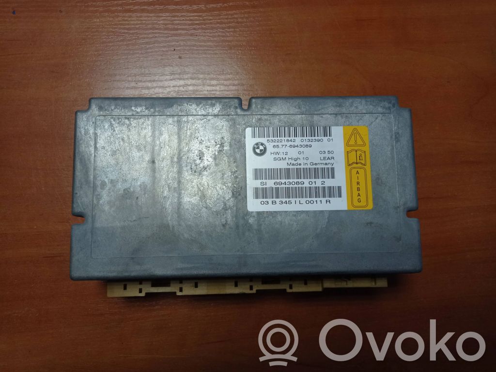 BMW 5 E60 E61 Airbag control unit/module 
